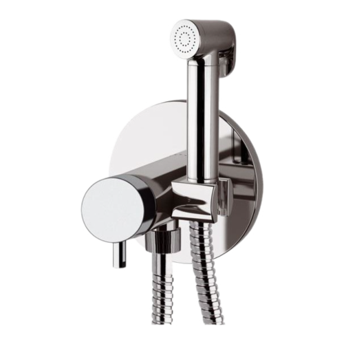 Гигиенический душ со смесителем Daniel TK645C254DCCR хром