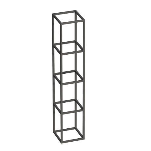 Полка Cezares CADRO CADRO-30/30/160-4C-SO-MET-ST 30х30х158 подвесная цвет черный матовый