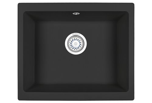 Кухонная мойка Granula 5551, ТУРМАЛИН 55х46 цвет черный поверхность матовая