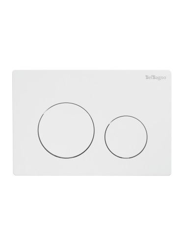 Клавиша смыва механическая BelBagno  BB-03C-BL цвет белый глянцевый
