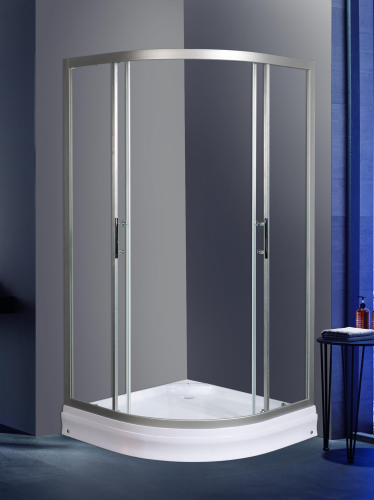 Душевой уголок WeltWasser WW500 10000004084 90х90 стекло прозрачное профиль хром глянцевый без поддона