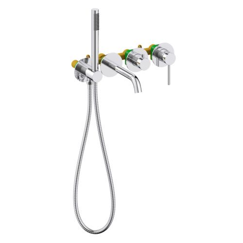 Смеситель для ванны и душа Timo Saona 2314/00YSM встраиваемый в стену хром