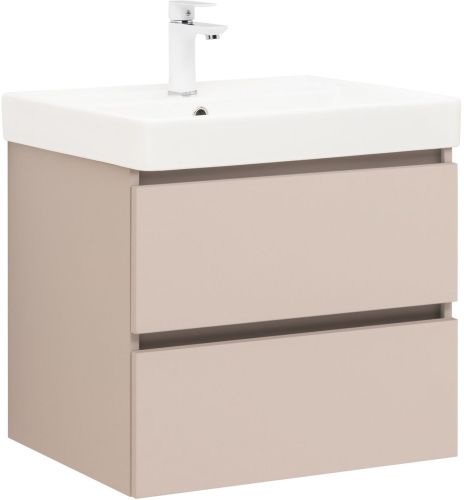 Тумба под раковину Aquanet Вега 2.0 00337941 58х47х50 подвесная цвет бежевый