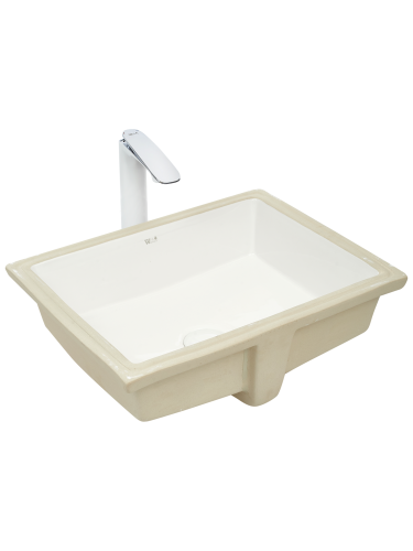 Раковина из санфаянса WeltWasser WW SK 39 см 10000004600 встраиваемая цвет белый глянцевый 1 отверстие под смеситель