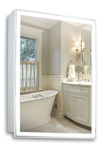 Зеркало-шкаф Azario Киото LED-00002357 54х15х75 подвесной цвет белый