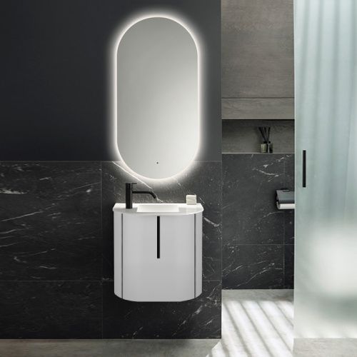 Тумба с раковиной Burgbad Lavo 2.0 SGCG053LG0227F5048C0037*1 53х35х49 цвет белый