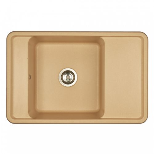 Кухонная мойка Aquaton Беллис 1A725032BS260 78х51 цвет бежевый поверхность матовая