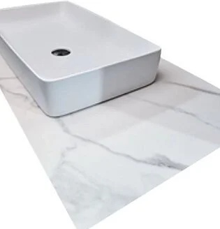 Столешница Armadi Art NeoArt 877-080 81х52 накладная цвет белый мрамор