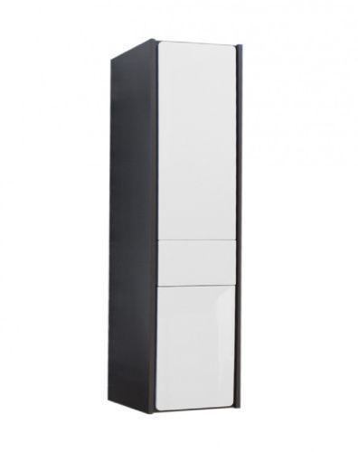 Шкаф-пенал Roca Ronda ZRU9302967 32х33х139 подвесной цвет антрацит/белый глянцевый