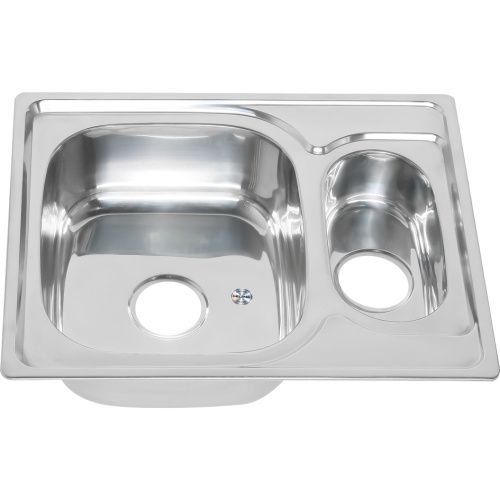 Кухонная мойка Melana 226 t (*10) 63х50 цвет хром поверхность глянцевая