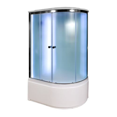 Душевая кабина AvaCan D512SLLED 120х90 асимметричная с крышей ориентация левая