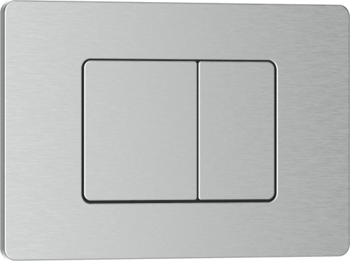 Клавиша смыва механическая Iberica Blanca INOX-C IB.B011.003.002 цвет серый