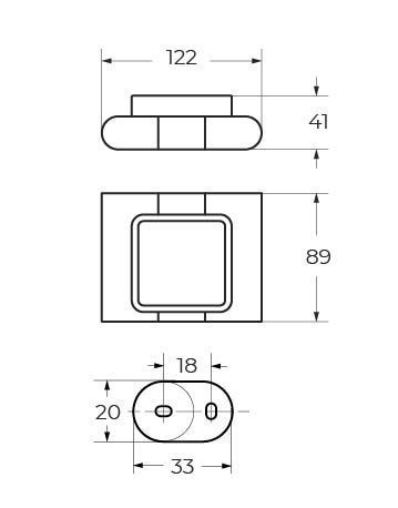 Мыльница Art&Max PLATINO AM-E-3999AL - фото 2