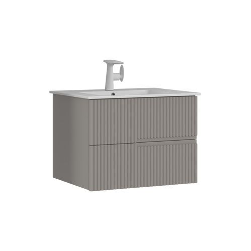 Тумба с раковиной Orka Moonlight 5001496 71х51х51 цвет бежевый матовый