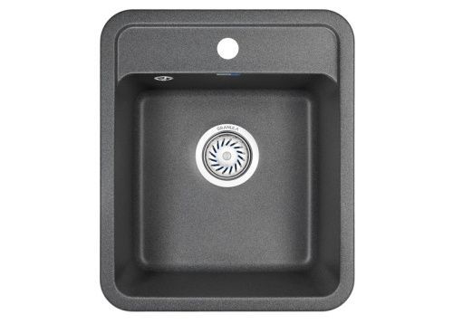 Кухонная мойка Granula 4202, ГРАФИТ 42х50 цвет графит поверхность матовая