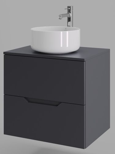 Тумба с раковиной Orange Line Li-60TugMDF+B07-345W 61х46х72