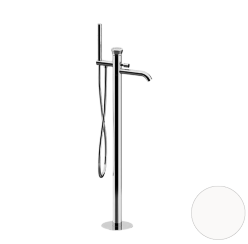 Смеситель для ванны Remer Element ET08BO напольный белый