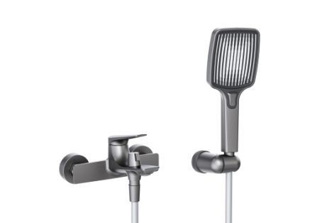 Смеситель Cezares LINER LINER-VD-GM настенный оружейная сталь