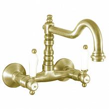 Смеситель RavSlezak MORAVA RETRO MK502.5/28Z настенный золото