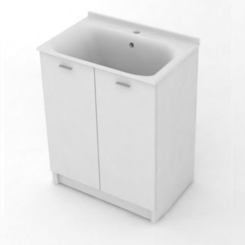 Тумба с раковиной Kerasan Aquadom 9164k3*1 75х50х86 цвет белый матовый