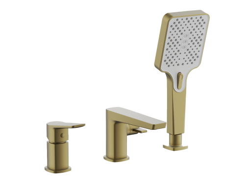 Смеситель BELZ B66715-5 на борт ванны золото