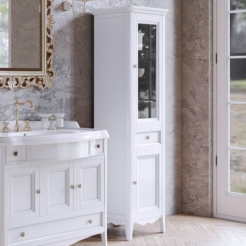 Шкаф-пенал TW collection Veronica NUOVO VER3050D-B 50х40х172 цвет белый