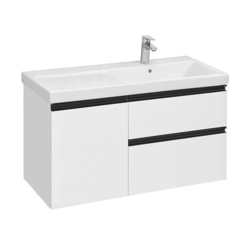 Тумба под раковину Roca DOMI A857478806 100х46х58 подвесная цвет белый глянцевый