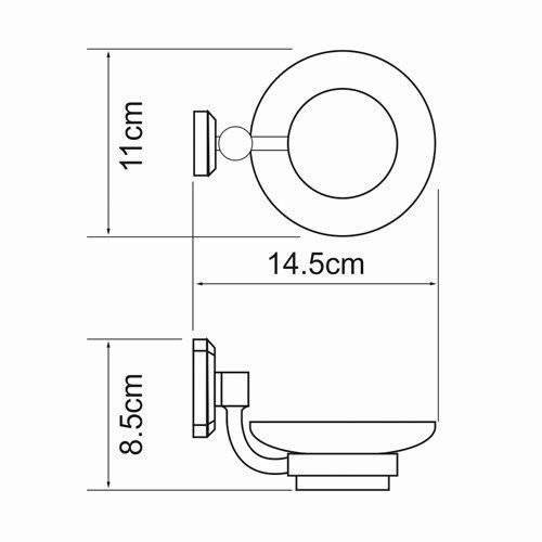 Мыльница WasserKRAFT 3029 - фото 4