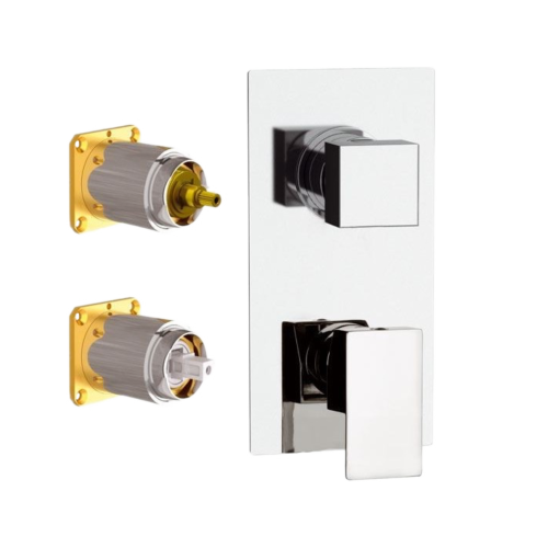 Смеситель для душа Daniel Skyline SK612D2KBCR встраиваемый в стену хром