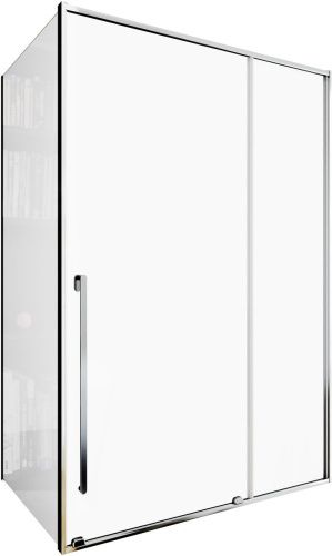 Душевой уголок Allen Brau Fantasy 3.11008.00 + 3.11011.00 140х80 стекло прозрачное профиль хром глянцевый без поддона