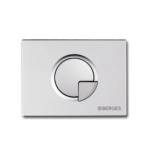 Клавиша смыва механическая Berges NOVUM 040022 цвет хром матовый
