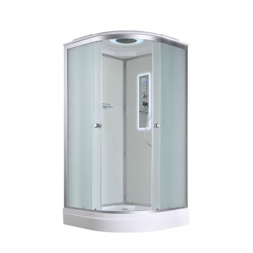 Душевая кабина AvaCan D D2010LED 100х100 четверть круга с крышей ориентация универсальная