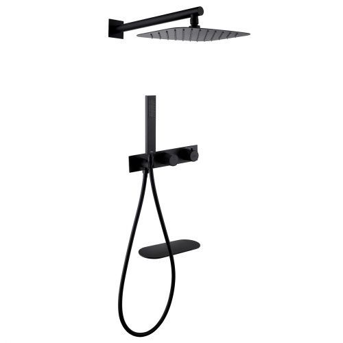 Душевая система ABBER AF8750B встраиваемая в стену с термостатом