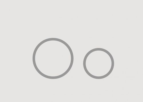 Клавиша смыва механическая KK POL AQUAFIORI SFERA 350/AFS/057-10-00 цвет белый матовый