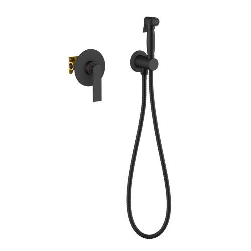 Смеситель для ванны и душа Timo Anni 2789/03SM настенный черный матовый