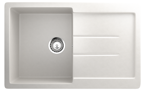 Кухонная мойка Ulgran Classic U-507-341 77х50 цвет белый