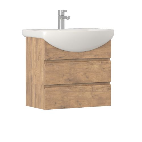 Тумба под раковину Vigo Wing tp.WIN.BAL.60.2Y дуб золотой 56х32х52 подвесная