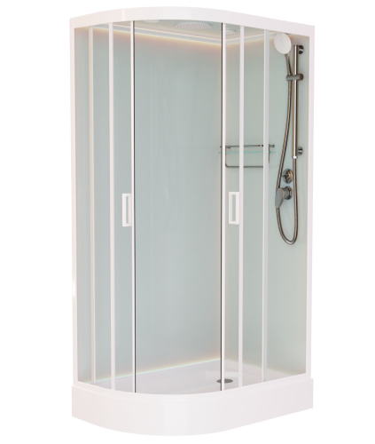 Душевая кабина Frank 418419 100х80 с крышей ориентация правая