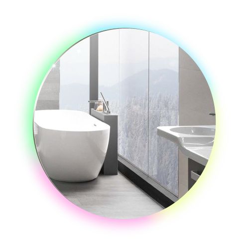 Зеркало в ванную Azario Savanna LED-00002605 55х55