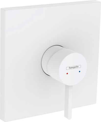 Смеситель Hansgrohe 76615700 настенный встраиваемый белый матовый