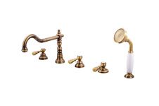 Смеситель RavSlezak MK464.5PSM на борт ванны бронза