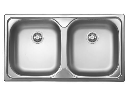 Кухонная мойка Ukinox Классика CLM780.435 20GT6K 0C 44х78 цвет нержавеющая сталь поверхность матовая