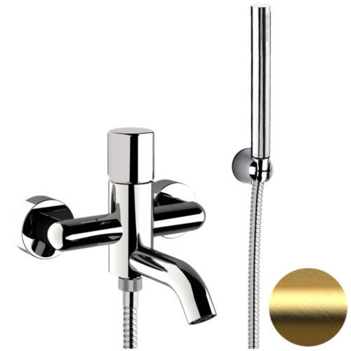 Смеситель для ванны Daniel Trilogy TG610DP настенный золото