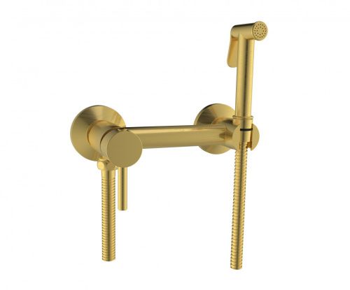 Гигиенический душ со смесителем Ceramalux DRS/007 золото матовое