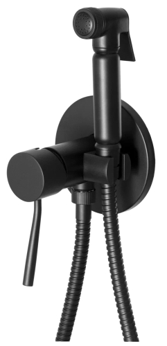 Гигиенический душ со смесителем Remer N65NO черный матовый
