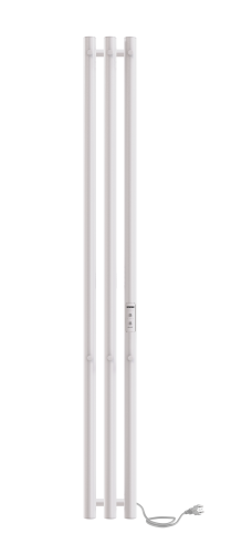 Полотенцесушитель Indigo  Style 3 LSE120-13WMRt 13х120 электрический белый матовый