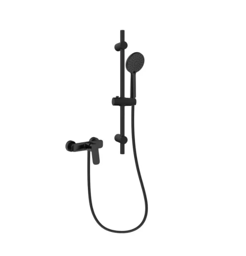 Смеситель для душа Arrow AG3503MB-TZ настенный черный с душевым гарнитуром