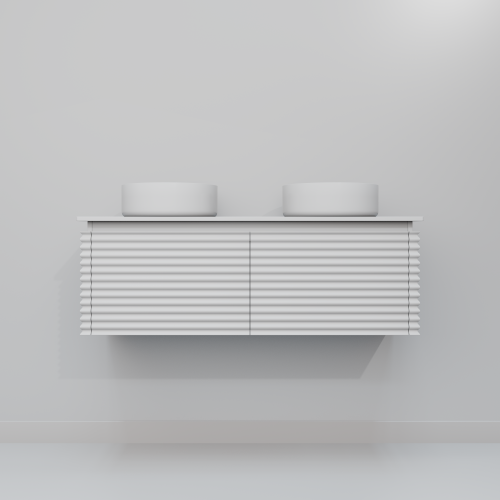 Тумба с раковиной Art Decco Jacqueline (Жаклин) AJC12W34D300 120x45x40 подвесная цвет белый