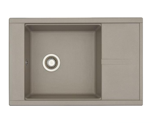 Кухонная мойка Aquaton Делия 1A715132DE250 78х51 цвет серый