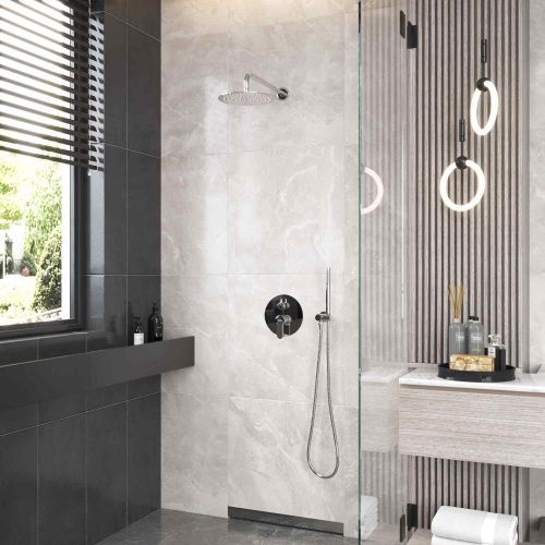 Душевая система Berges Ventas 073003 встраиваемая в стену цвет хром